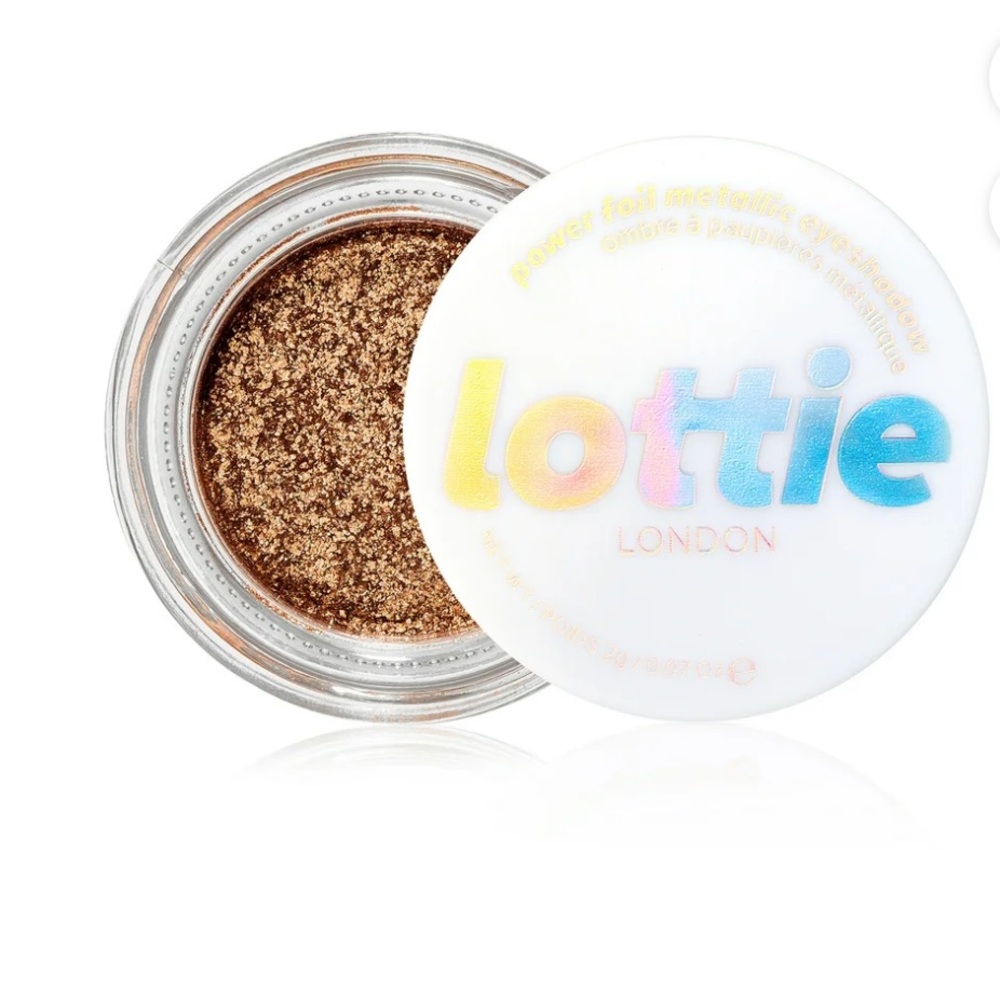 NEW Lottie London power foil metallic eyeshadow Golden Hour 2 g / .07 oz